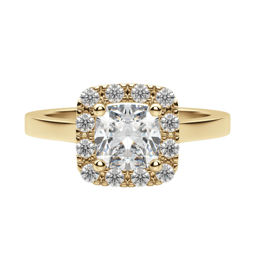 SOUL CLASSIC CUSHION CUT MOISSANITE ENGAGEMENT RING