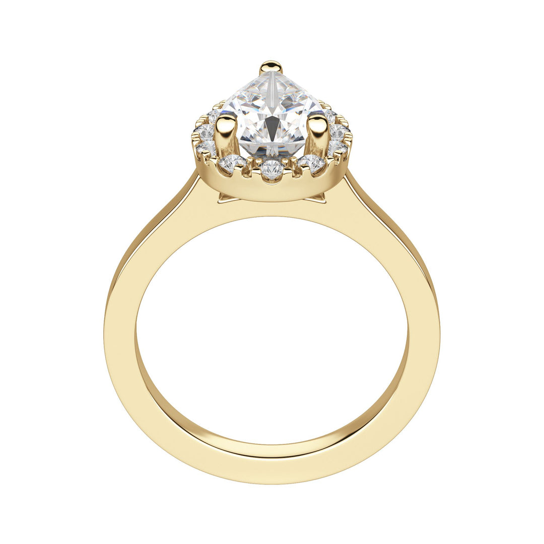 SOUL CLASSIC PEAR CUT MOISSANITE ENGAGEMENT RING