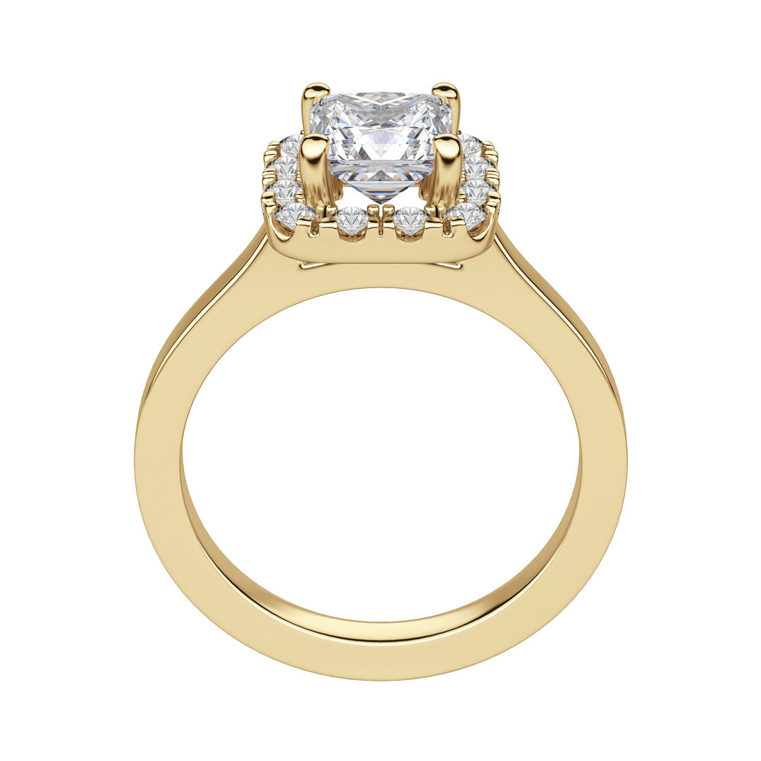 SOUL CLASSIC PRINCESS CUT MOISSANITE ENGAGEMENT RING