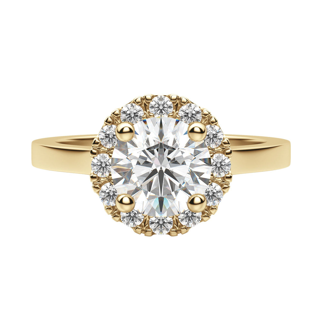 SOUL CLASSIC ROUND CUT MOISSANITE ENGAGEMENT RING