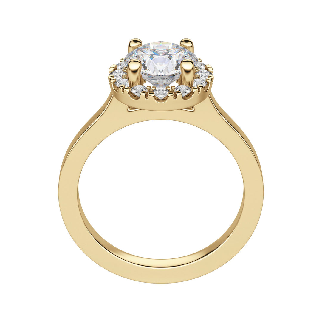 SOUL CLASSIC ROUND CUT MOISSANITE ENGAGEMENT RING