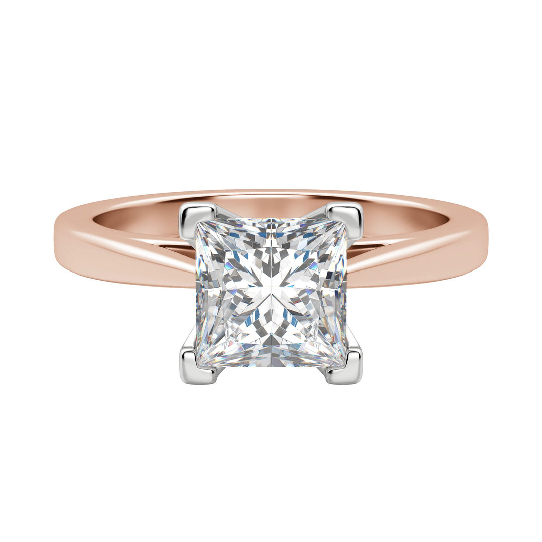 TRUE PRINCESS CUT MOISSANITE ENGAGEMENT RING