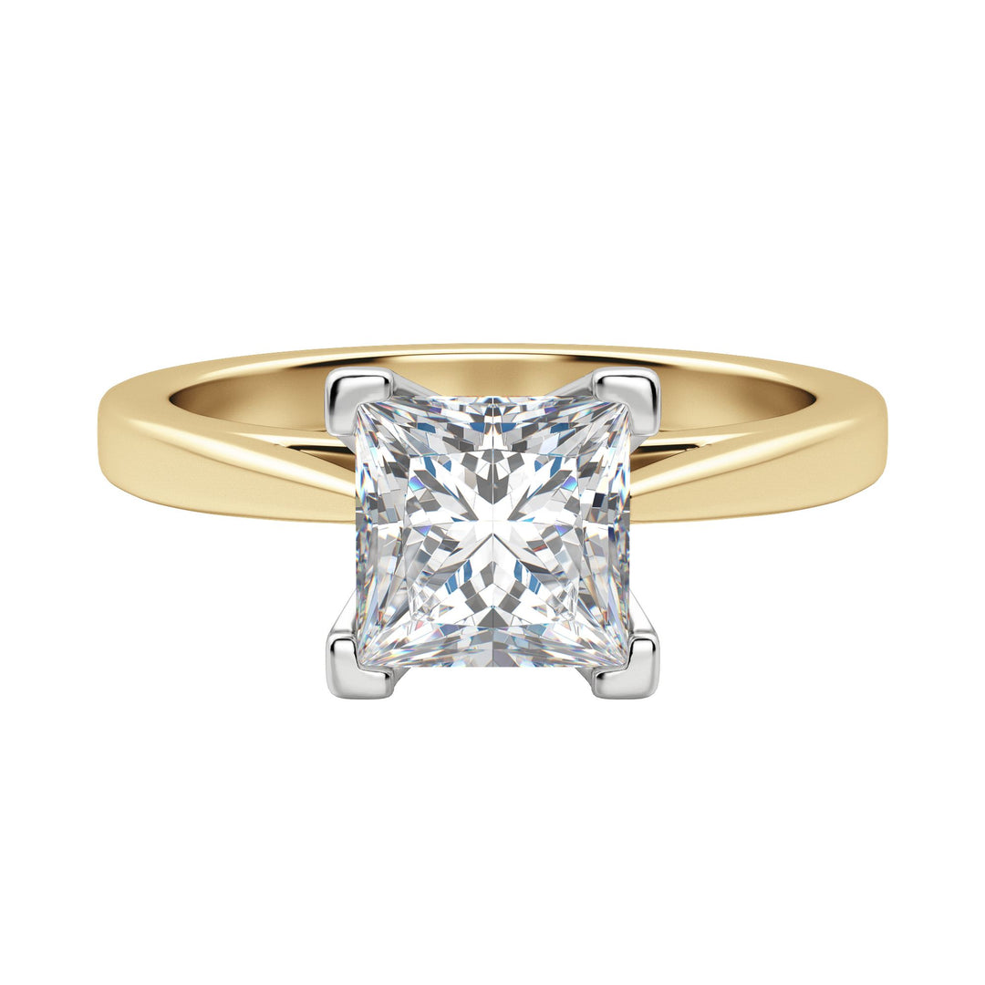 TRUE PRINCESS CUT MOISSANITE ENGAGEMENT RING