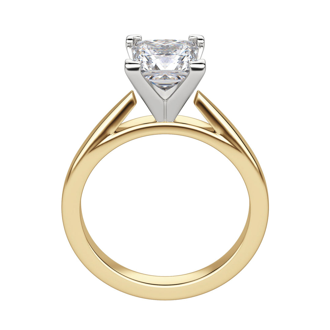 TRUE PRINCESS CUT MOISSANITE ENGAGEMENT RING