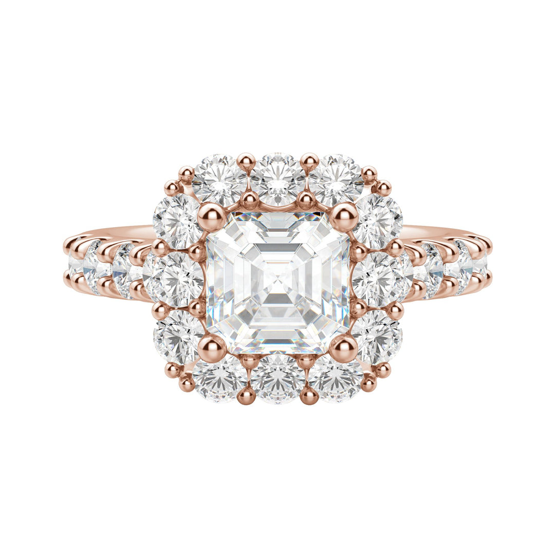 VAIL BOLD ASSCHER CUT MOISSANITE ENGAGEMENT RING