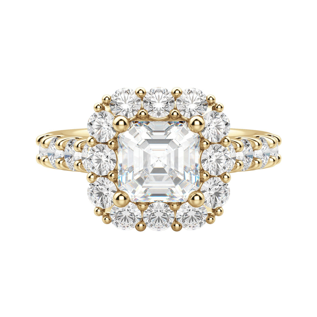 VAIL BOLD ASSCHER CUT MOISSANITE ENGAGEMENT RING