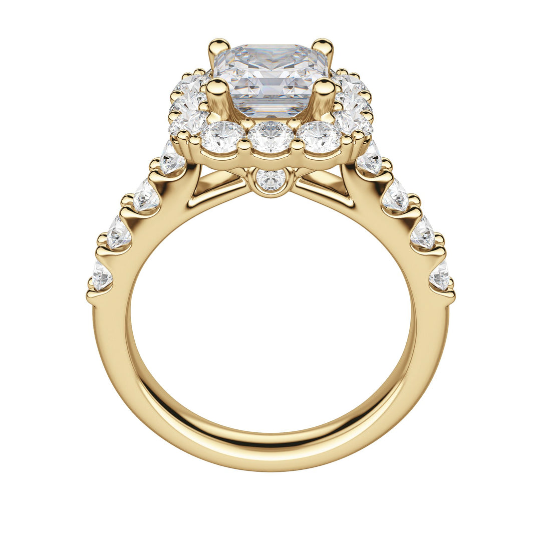 VAIL BOLD ASSCHER CUT MOISSANITE ENGAGEMENT RING