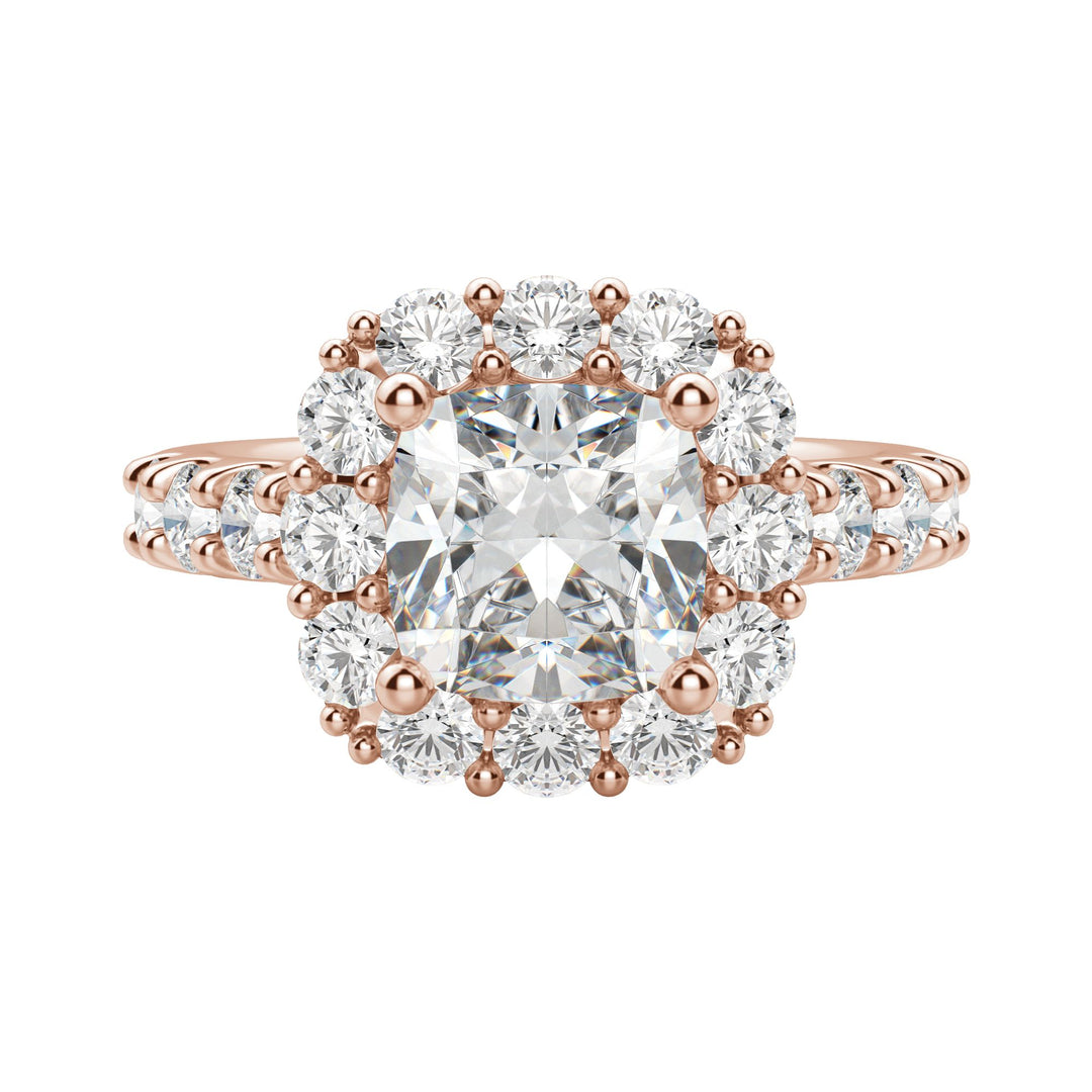 VAIL BOLD CUSHION CUT MOISSANITE ENGAGEMENT RING