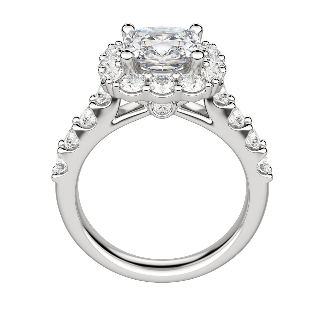 VAIL BOLD CUSHION CUT MOISSANITE ENGAGEMENT RING