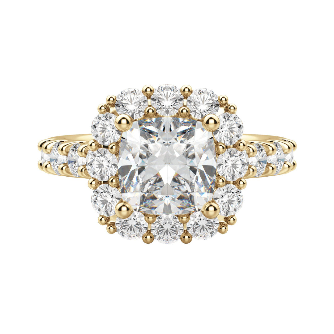 VAIL BOLD CUSHION CUT MOISSANITE ENGAGEMENT RING