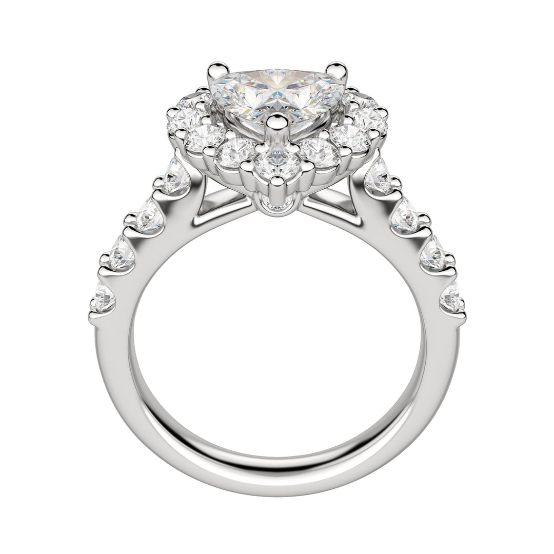 VAIL BOLD HEART CUT MOISSANITE ENGAGEMENT RING