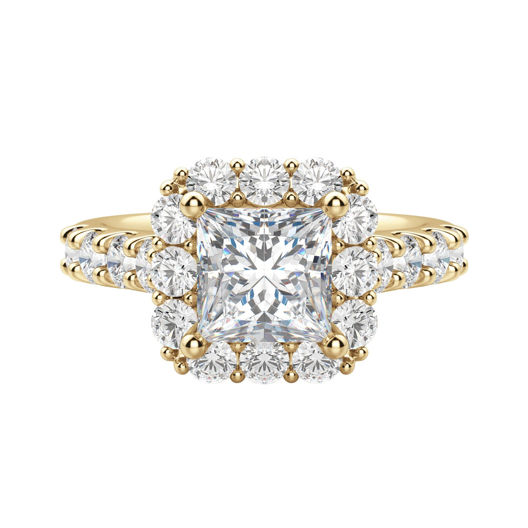 VAIL BOLD PRINCESS CUT MOISSANITE ENGAGEMENT RING