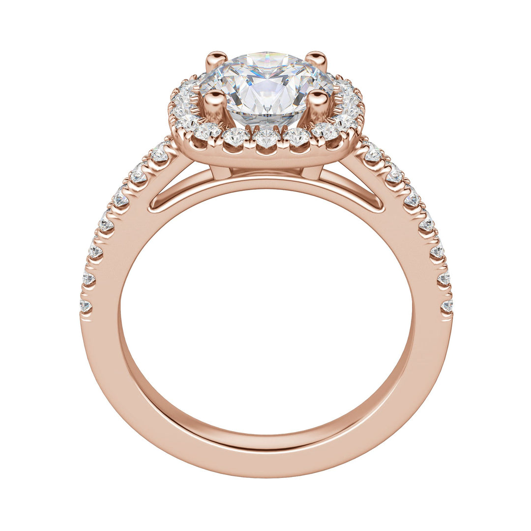 VAIL ROUND CUT MOISSANITE ENGAGEMENT RING