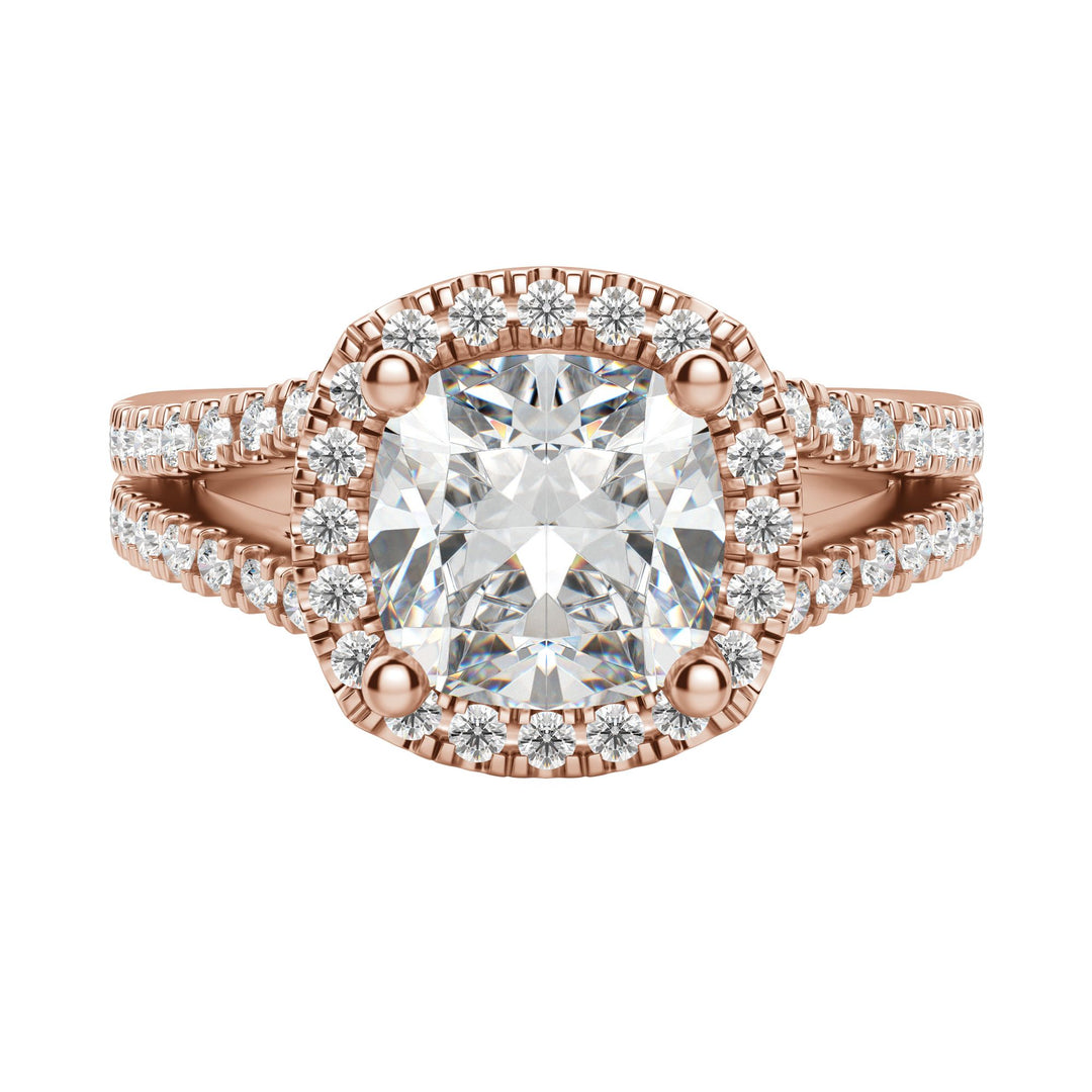 VARA CUSHION CUT MOISSANITE ENGAGEMENT RING