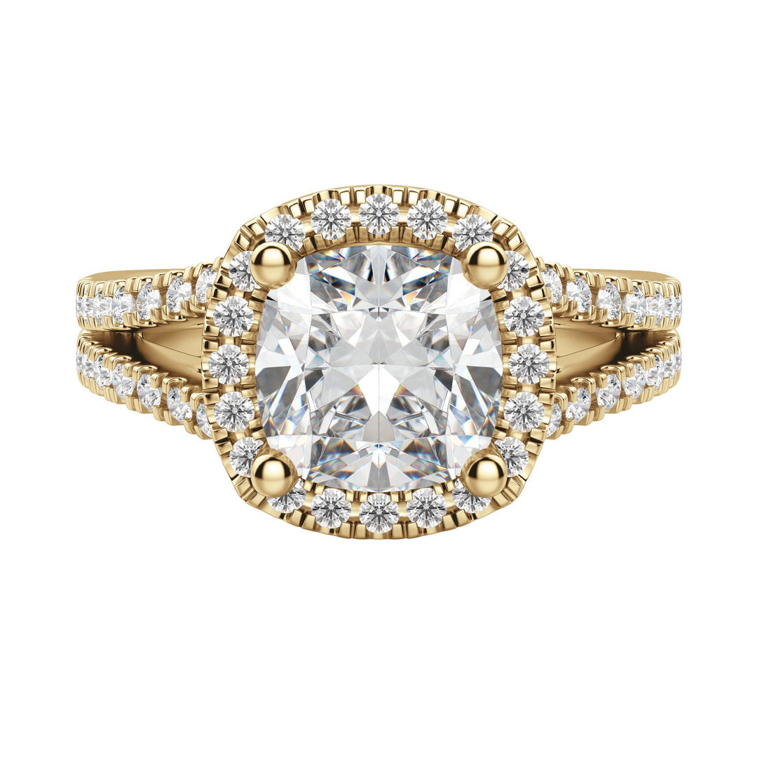 VARA CUSHION CUT MOISSANITE ENGAGEMENT RING