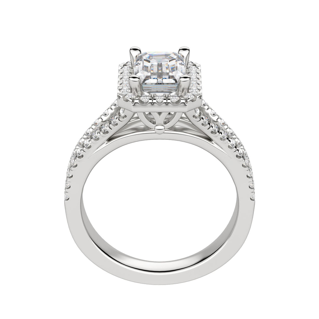 VARA EMERALD CUT MOISSANITE ENGAGEMENT RING