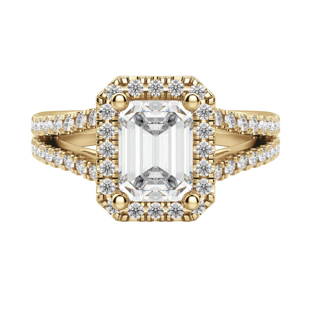 VARA EMERALD CUT MOISSANITE ENGAGEMENT RING