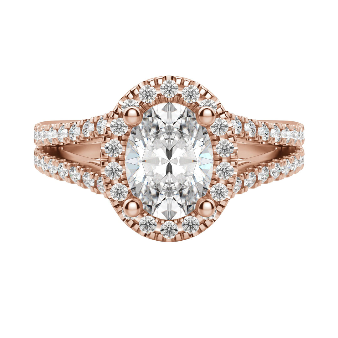 VARA OVAL CUT MOISSANITE ENGAGEMENT RING