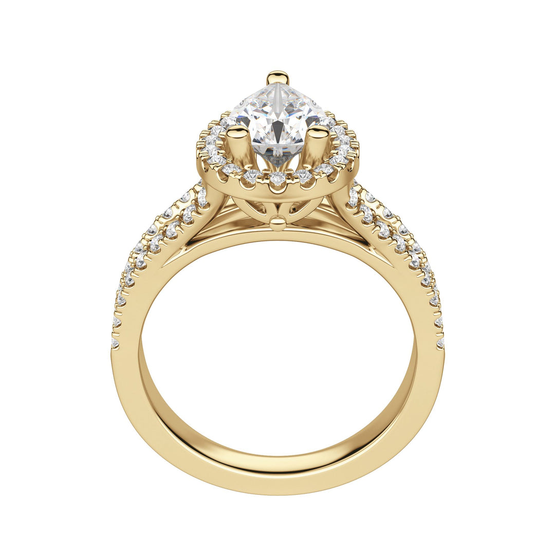 VARA PEAR CUT MOISSANITE ENGAGEMENT RING