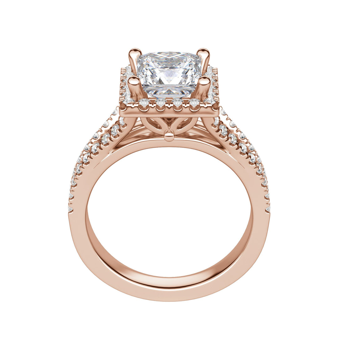 VARA PRINCESS CUT MOISSANITE ENGAGEMENT RING