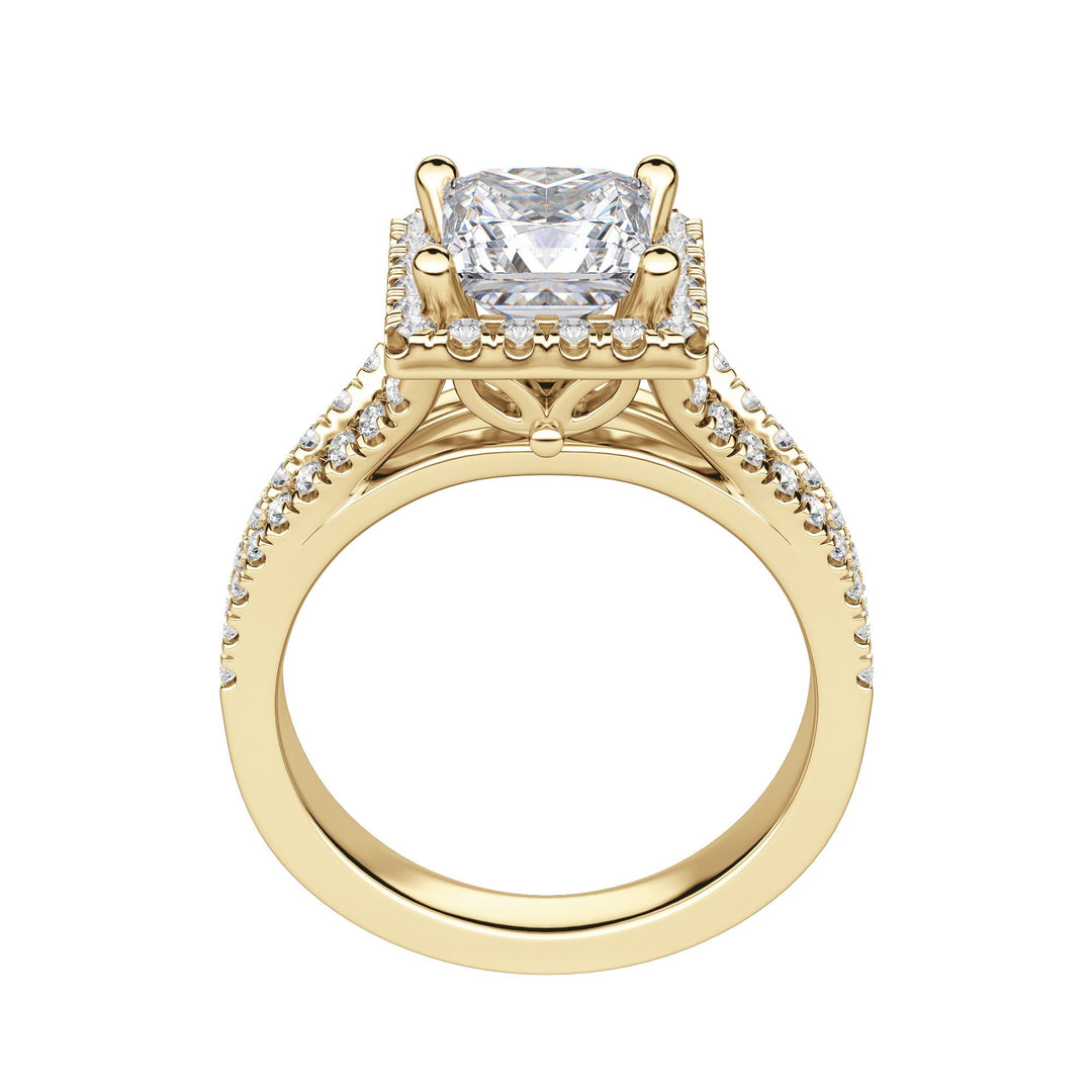 VARA PRINCESS CUT MOISSANITE ENGAGEMENT RING