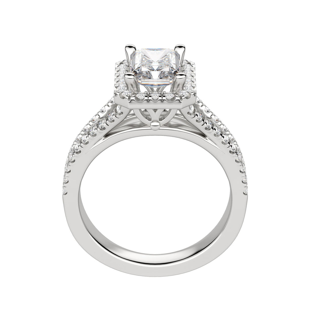 VARA RADIANT CUT MOISSANITE ENGAGEMENT RING