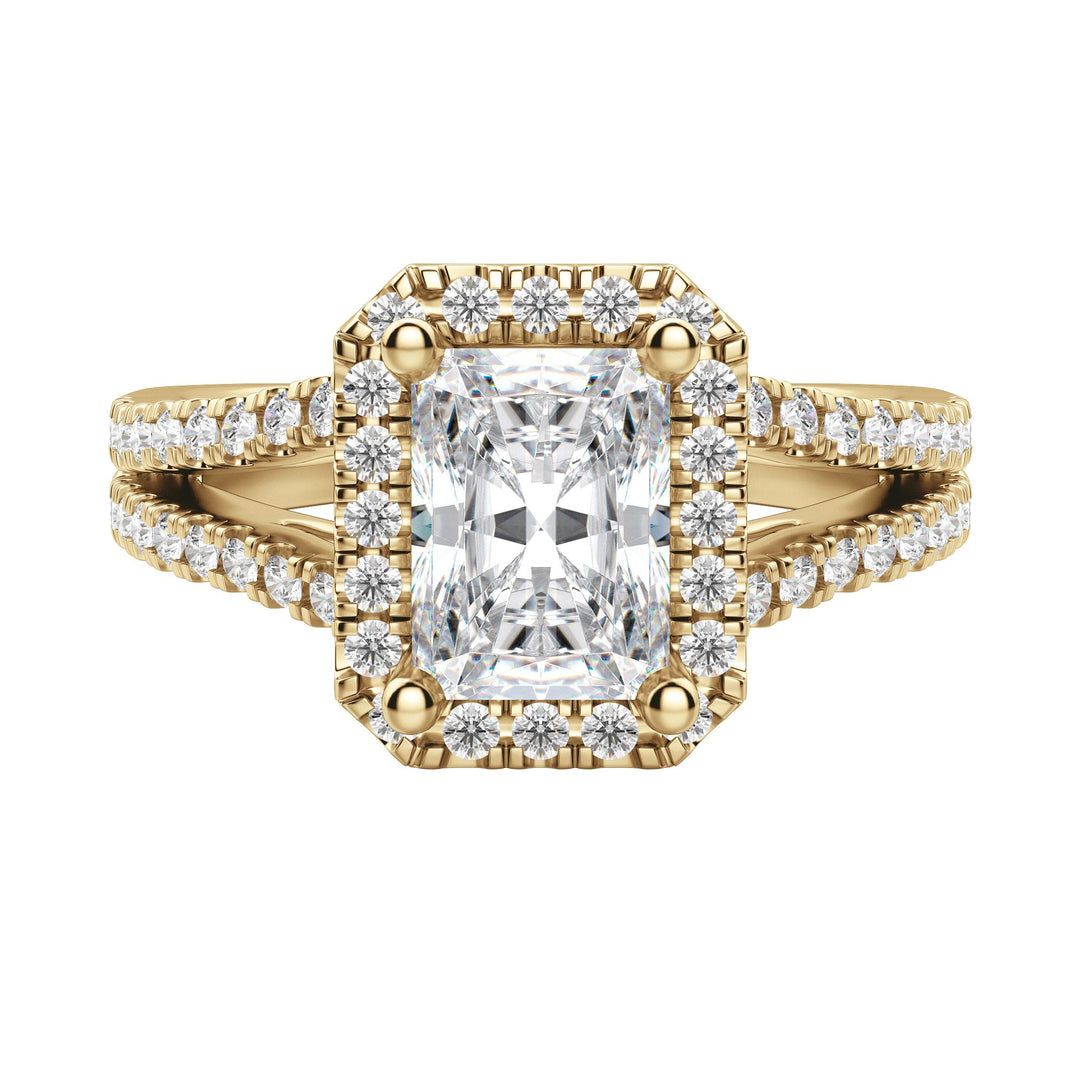 VARA RADIANT CUT MOISSANITE ENGAGEMENT RING