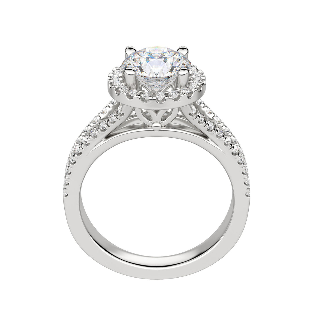 VARA ROUND CUT MOISSANITE ENGAGEMENT RING