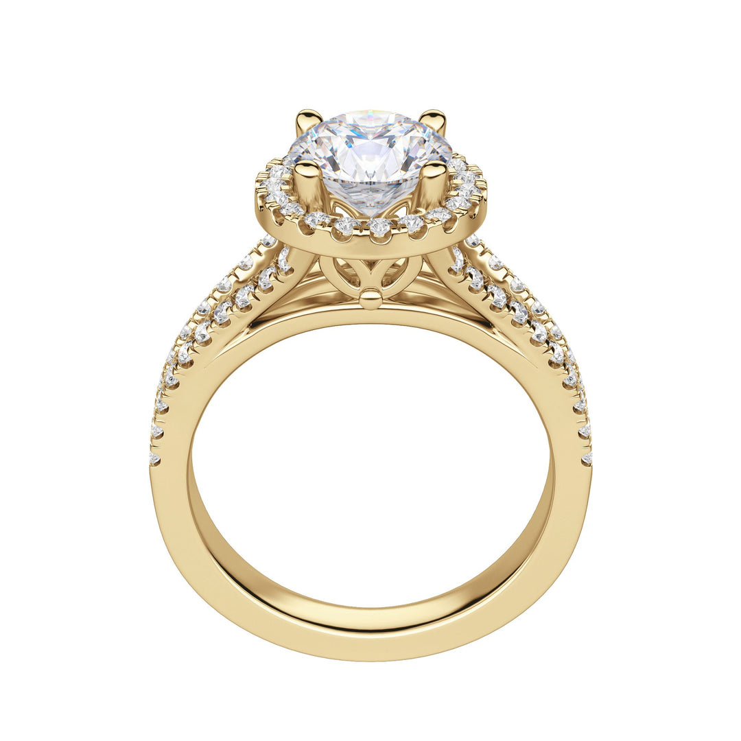 VARA ROUND CUT MOISSANITE ENGAGEMENT RING