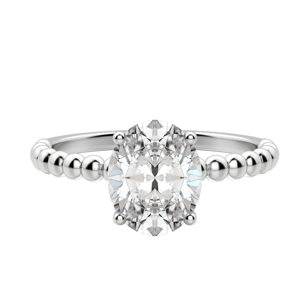 VERA OVAL CUT MOISSANITE ENGAGEMENT RING