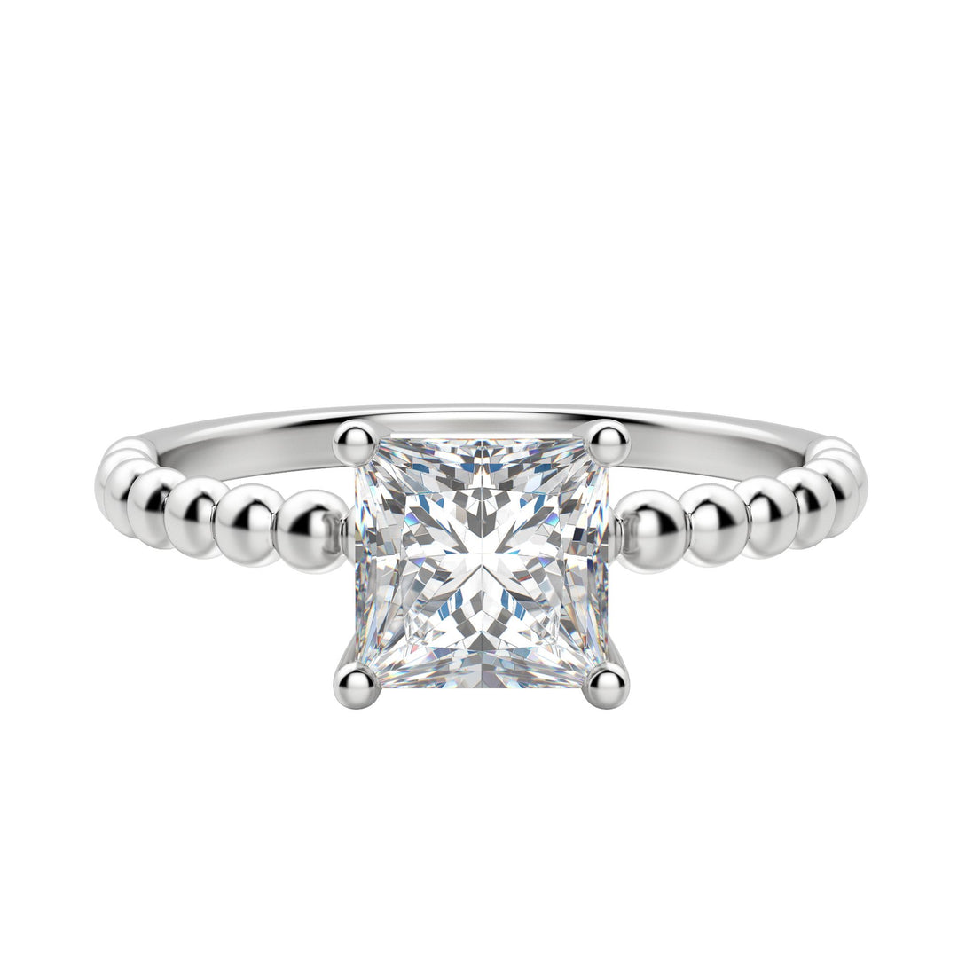 VERA PRINCESS CUT MOISSANITE ENGAGEMENT RING