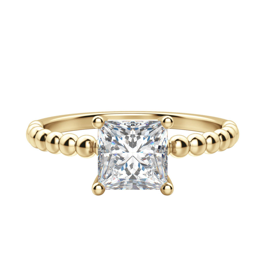 VERA PRINCESS CUT MOISSANITE ENGAGEMENT RING