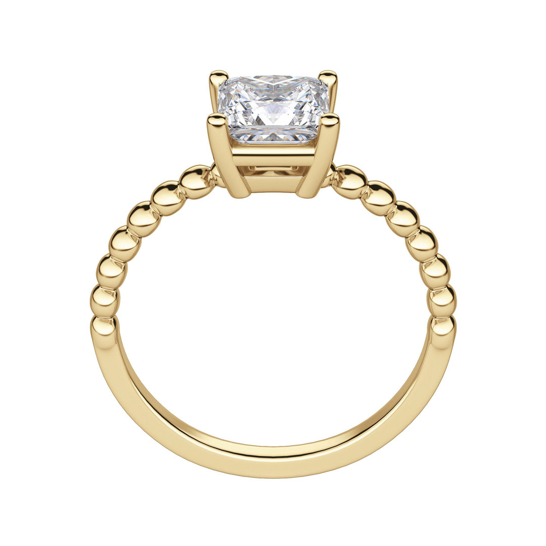 VERA PRINCESS CUT MOISSANITE ENGAGEMENT RING