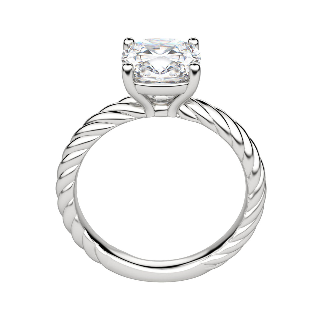 VIBE CUSHION CUT MOISSANITE ENGAGEMENT RING