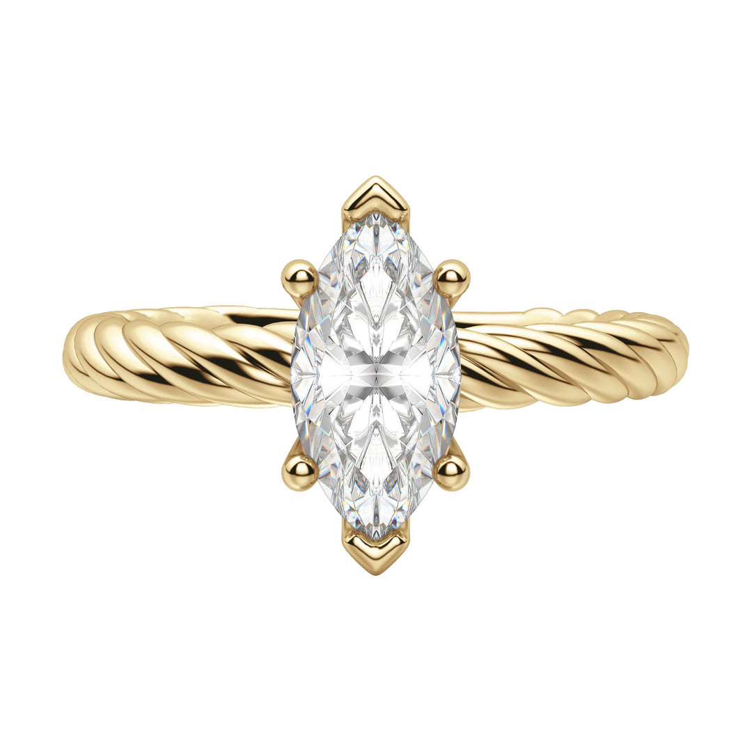 VIBE MARQUISE CUT MOISSANITE ENGAGEMENT RING