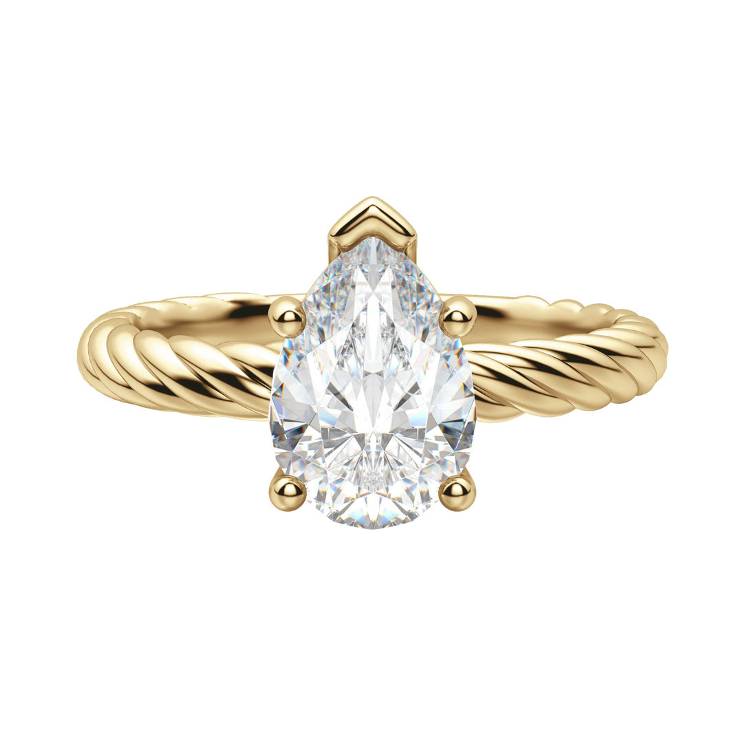 VIBE PEAR CUT MOISSANITE ENGAGEMENT RING