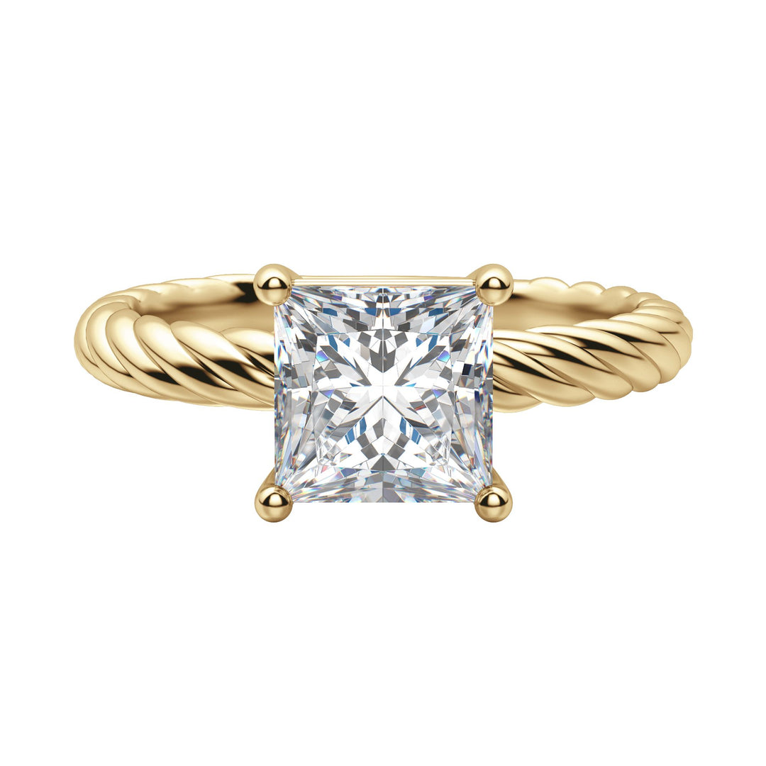 VIBE PRINCESS CUT MOISSANITE ENGAGEMENT RING