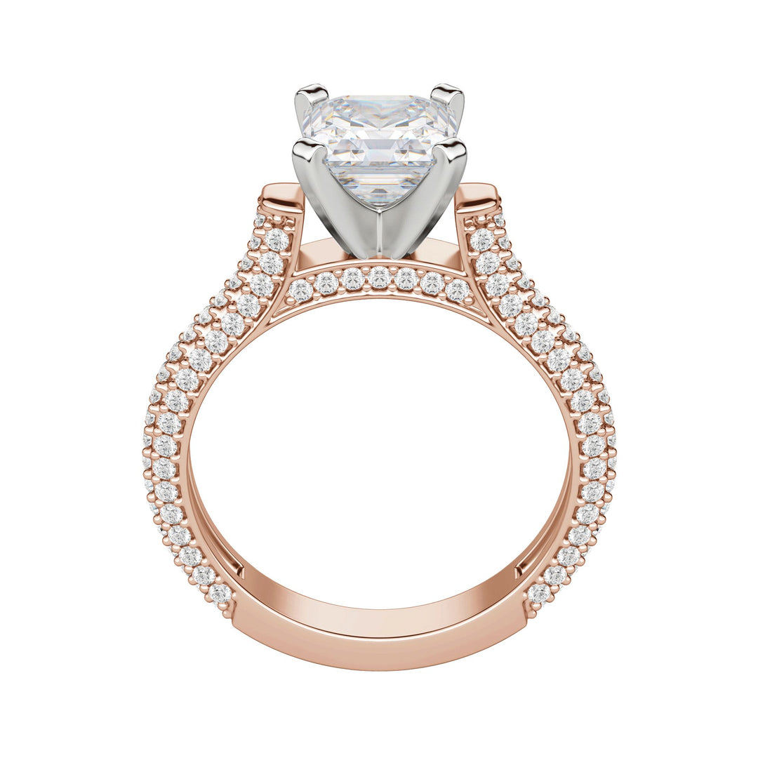 VITA ASSCHER CUT MOISSANITE ENGAGEMENT RING