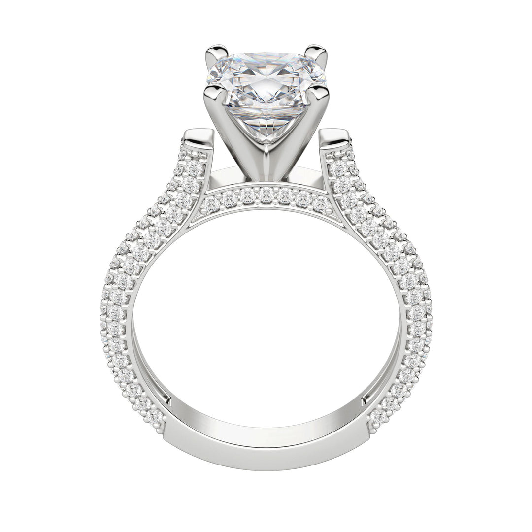 VITA CUSHION CUT MOISSANITE ENGAGEMENT RING