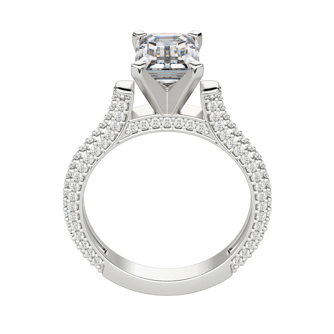 VITA EMERALD CUT MOISSANITE ENGAGEMENT RING