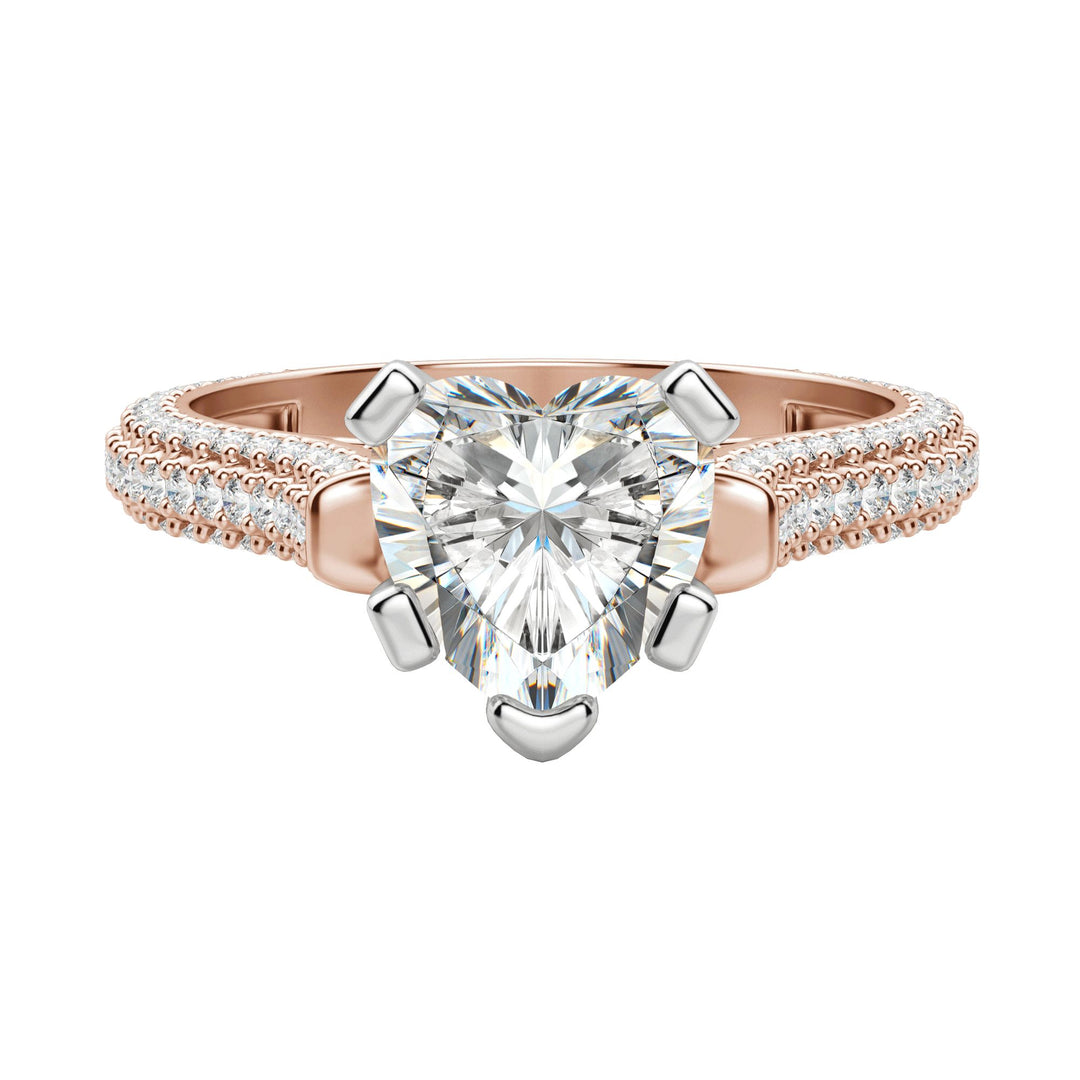 VITA HEART CUT MOISSANITE ENGAGEMENT RING