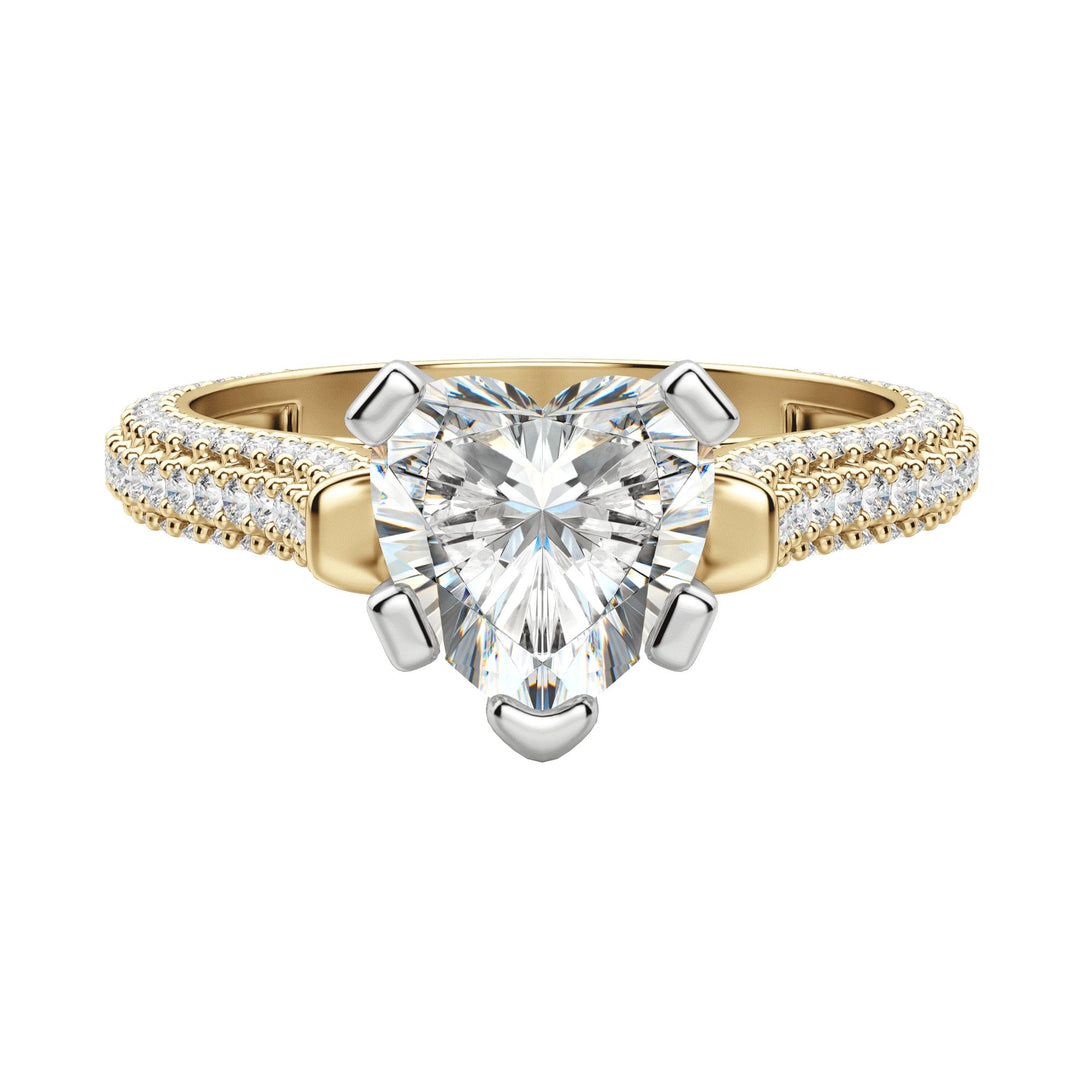 VITA HEART CUT MOISSANITE ENGAGEMENT RING