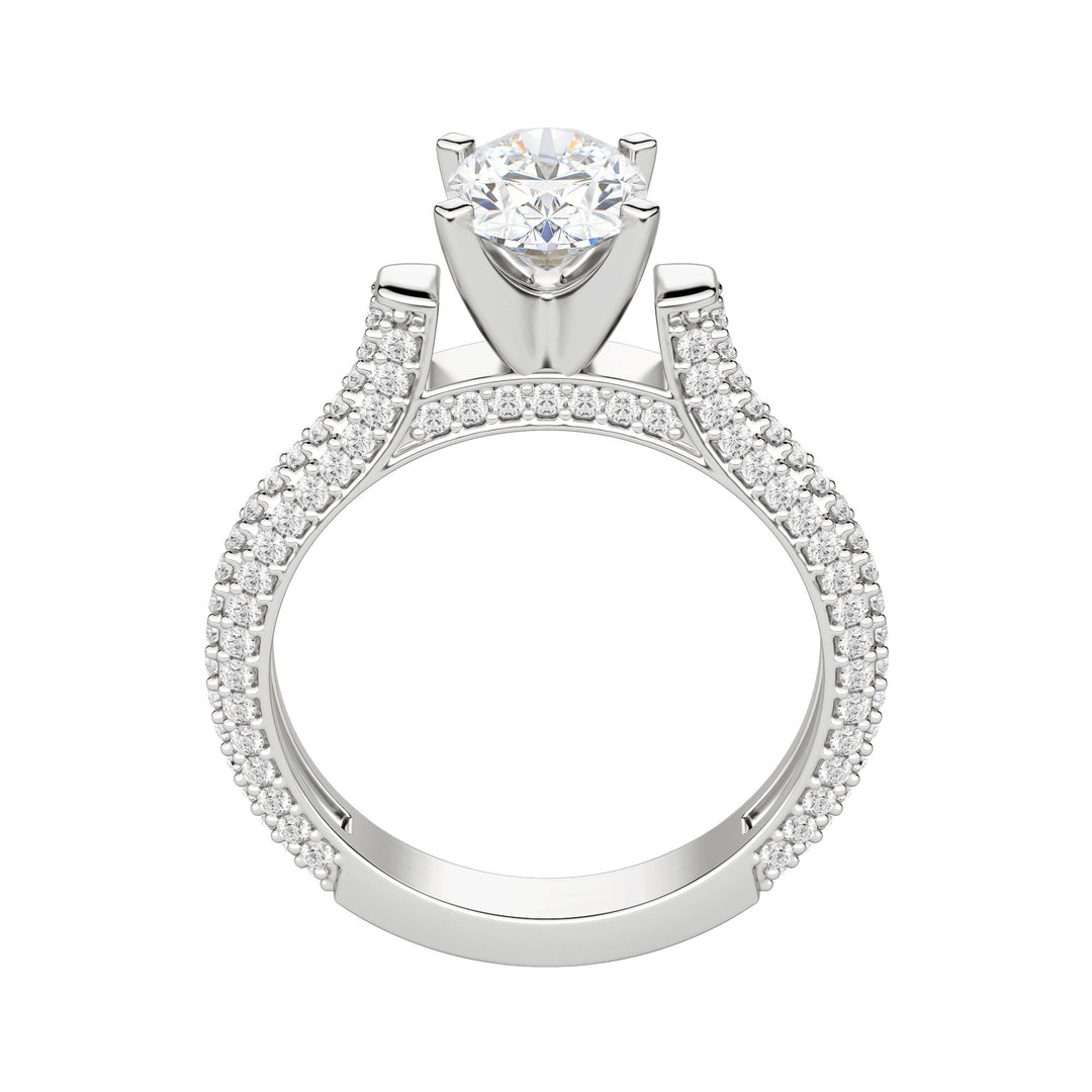 VITA OVAL CUT MOISSANITE ENGAGEMENT RING