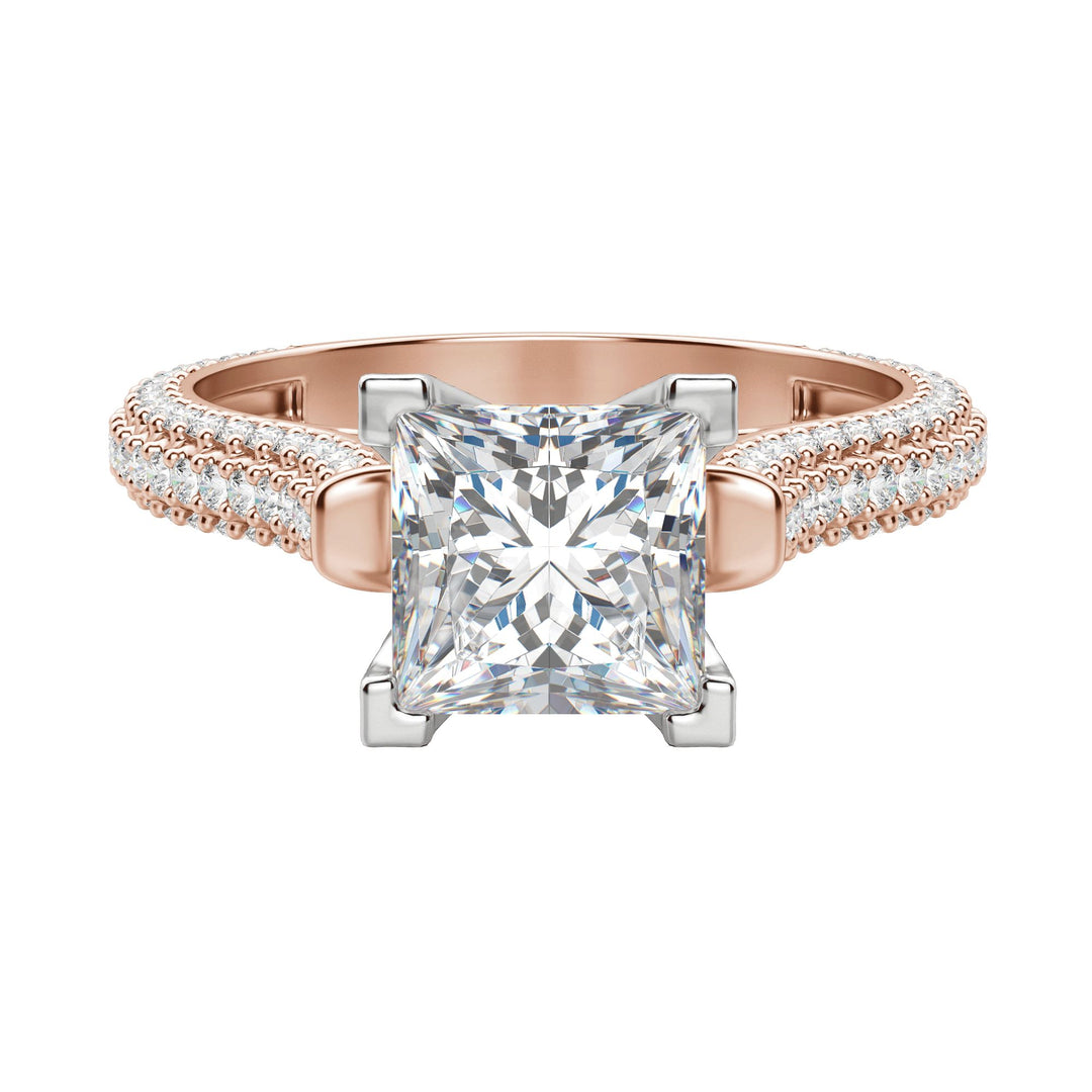 VITA PRINCESS CUT MOISSANITE ENGAGEMENT RING