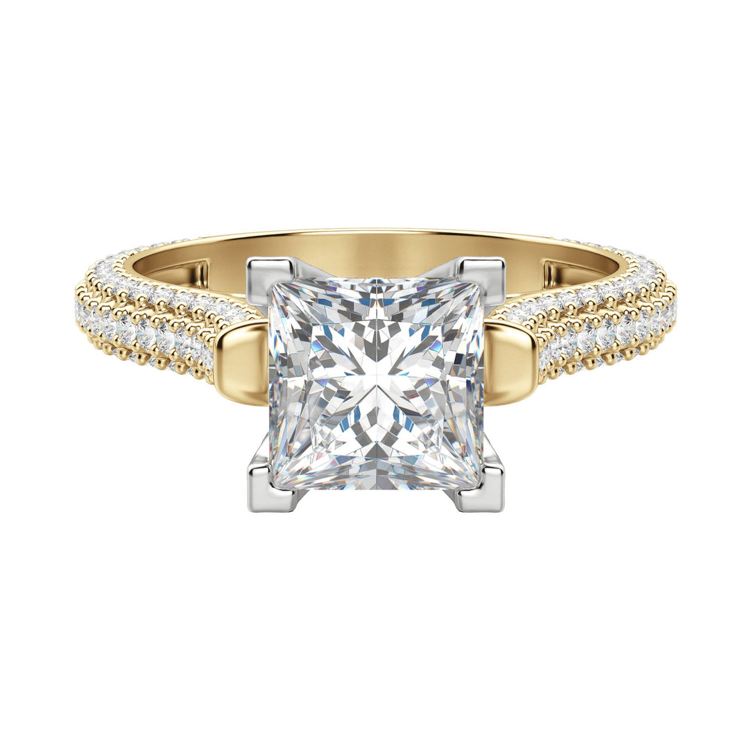 VITA PRINCESS CUT MOISSANITE ENGAGEMENT RING