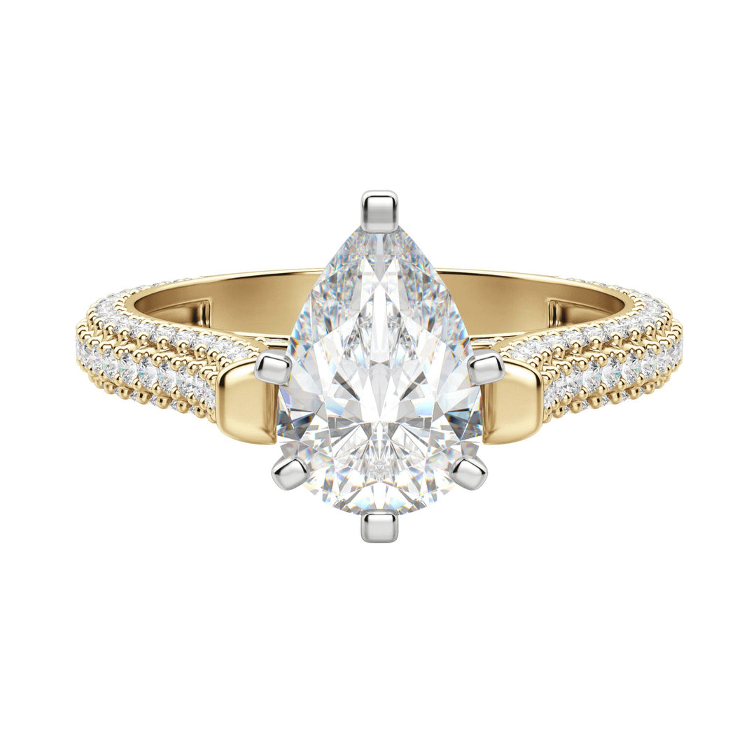 VITA PEAR CUT MOISSANITE ENGAGEMENT RING