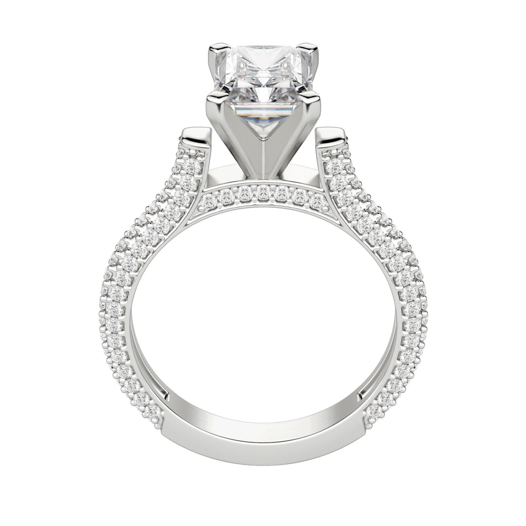 VITA RADIANT CUT MOISSANITE ENGAGEMENT RING