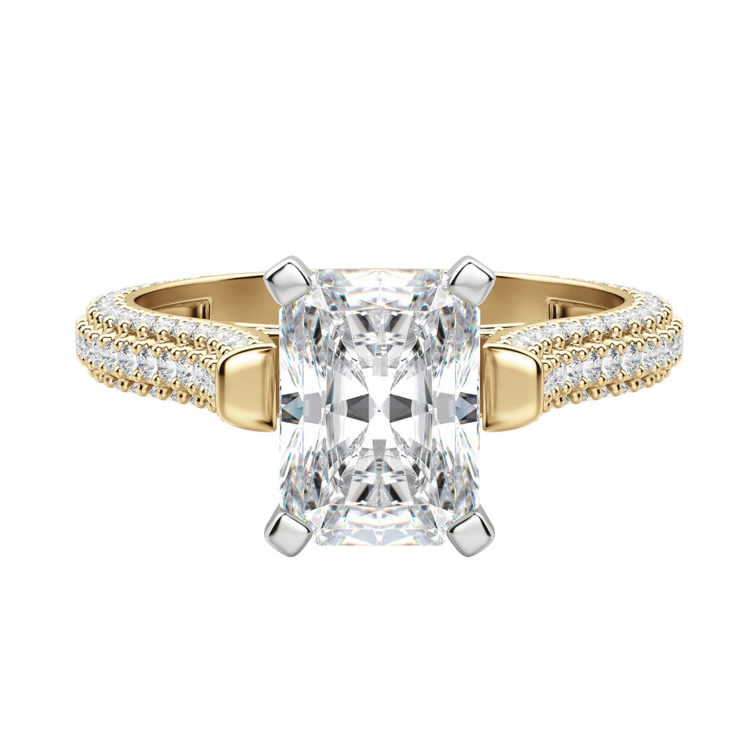 VITA RADIANT CUT MOISSANITE ENGAGEMENT RING