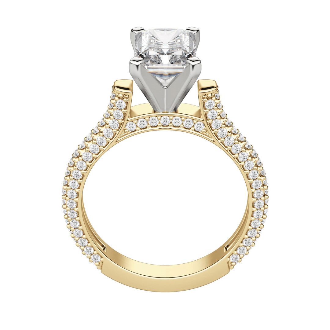 VITA RADIANT CUT MOISSANITE ENGAGEMENT RING