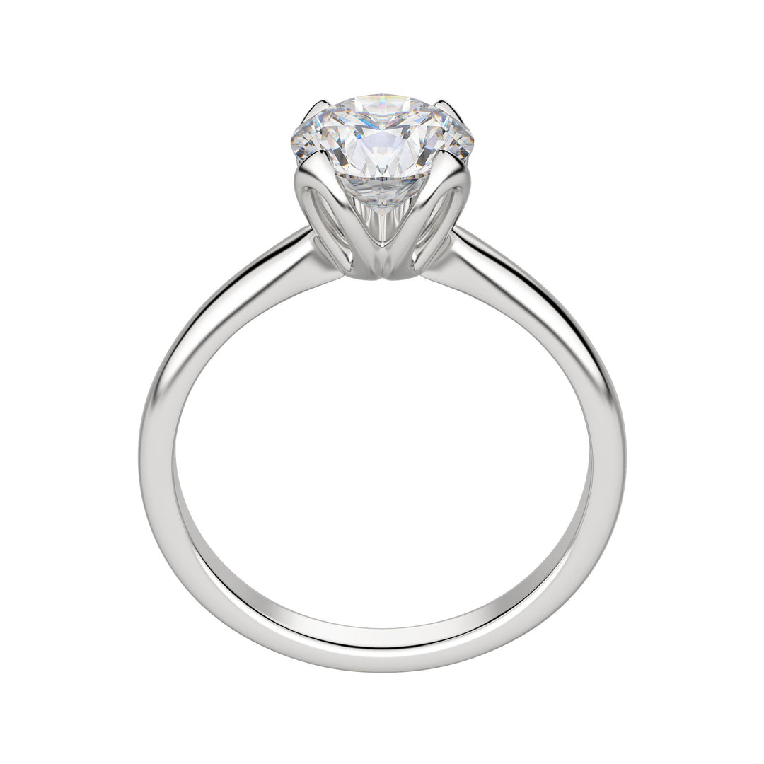 VOWS ROUND CUT MOISSANITE ENGAGEMENT RING